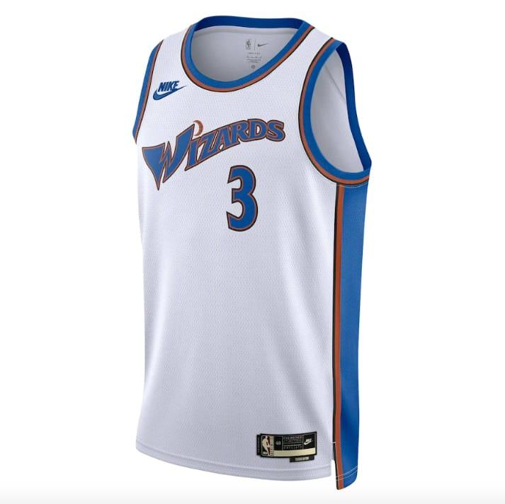 Баскетбольная джерси 2022-23 Washington Wizards #3 Bradley Beal Swingman Classic White Jersey