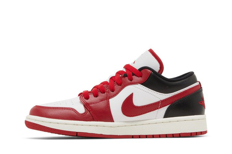Кроссовки Wmns Air Jordan 1 Low 'White Gym Red'