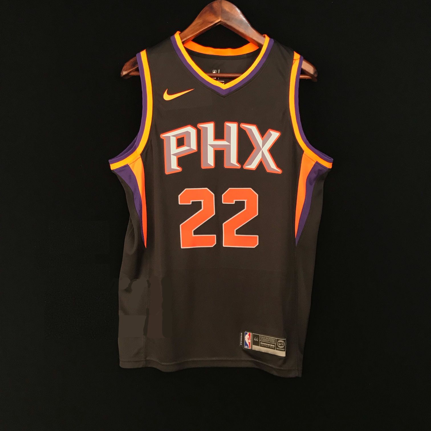Баскетбольная джерси 2018 NBA Draft DeAndre Ayton Phoenix Suns #22 Statement Black