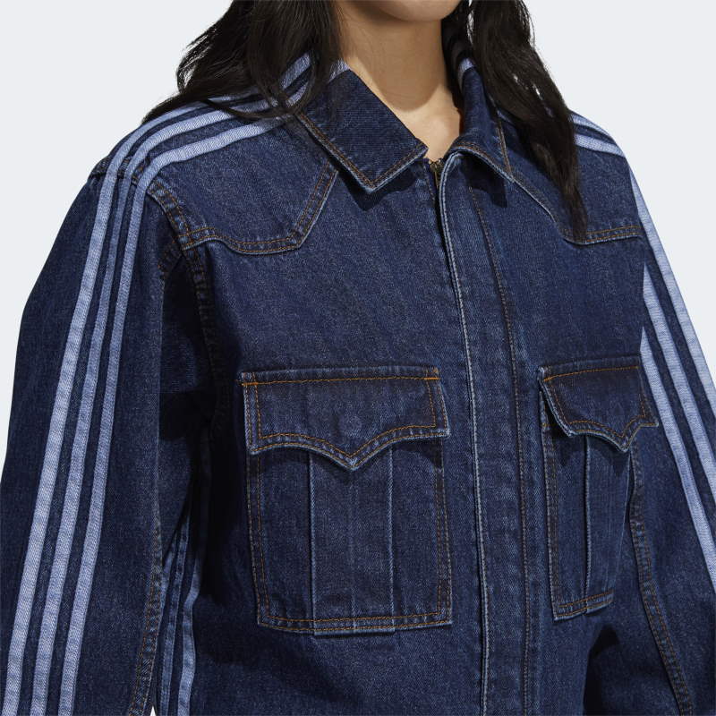 Комбинезон adidas Ivy Park Denim Snap Boiler Suit (All Gender) Dark Denim