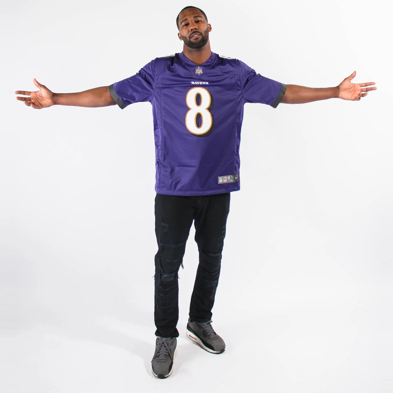 Футболка Nike Lamar Jackson Baltimore Ravens Home NFL Limited Jersey
