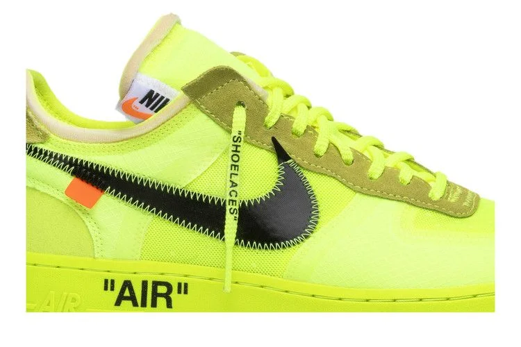 Кроссовки Off-White x Nike Air Force 1 Low 'Volt'