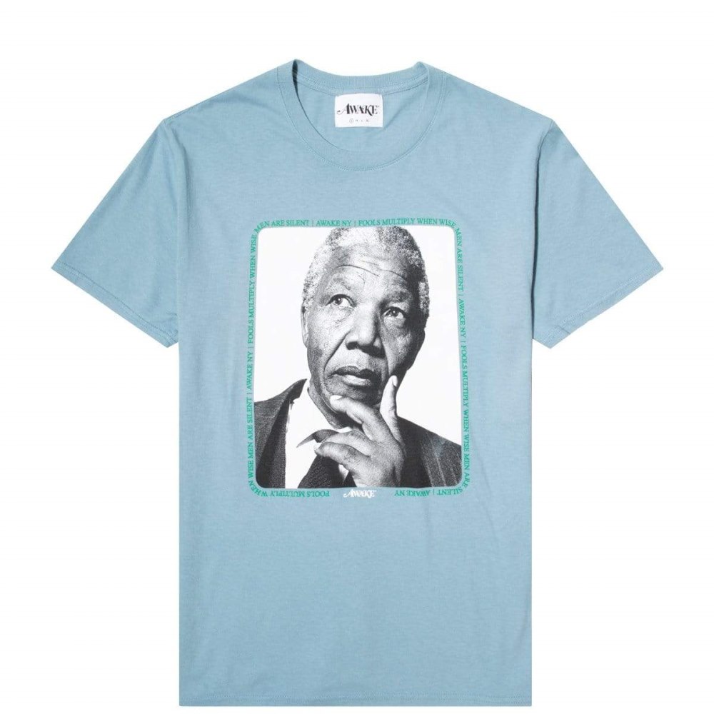Футболка Awake Mandela Tee Washed Blue