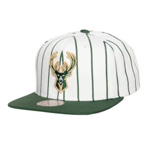 Mitchell-Ness-Retro-Pinstripe-Snapback-Milwaukee-Bucks-Hat-300x300