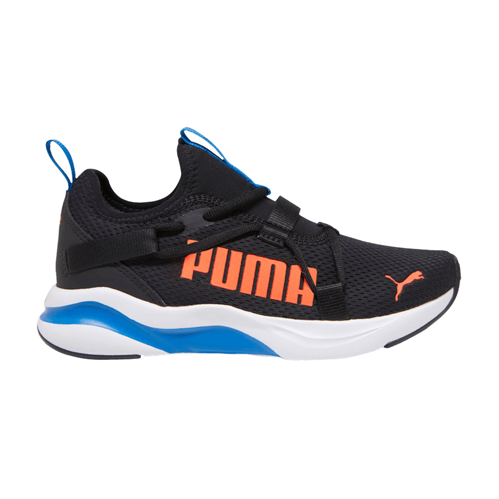 Кроссовки Puma SoftRide Rift Pop Big Kid 'Black Hot Heat'