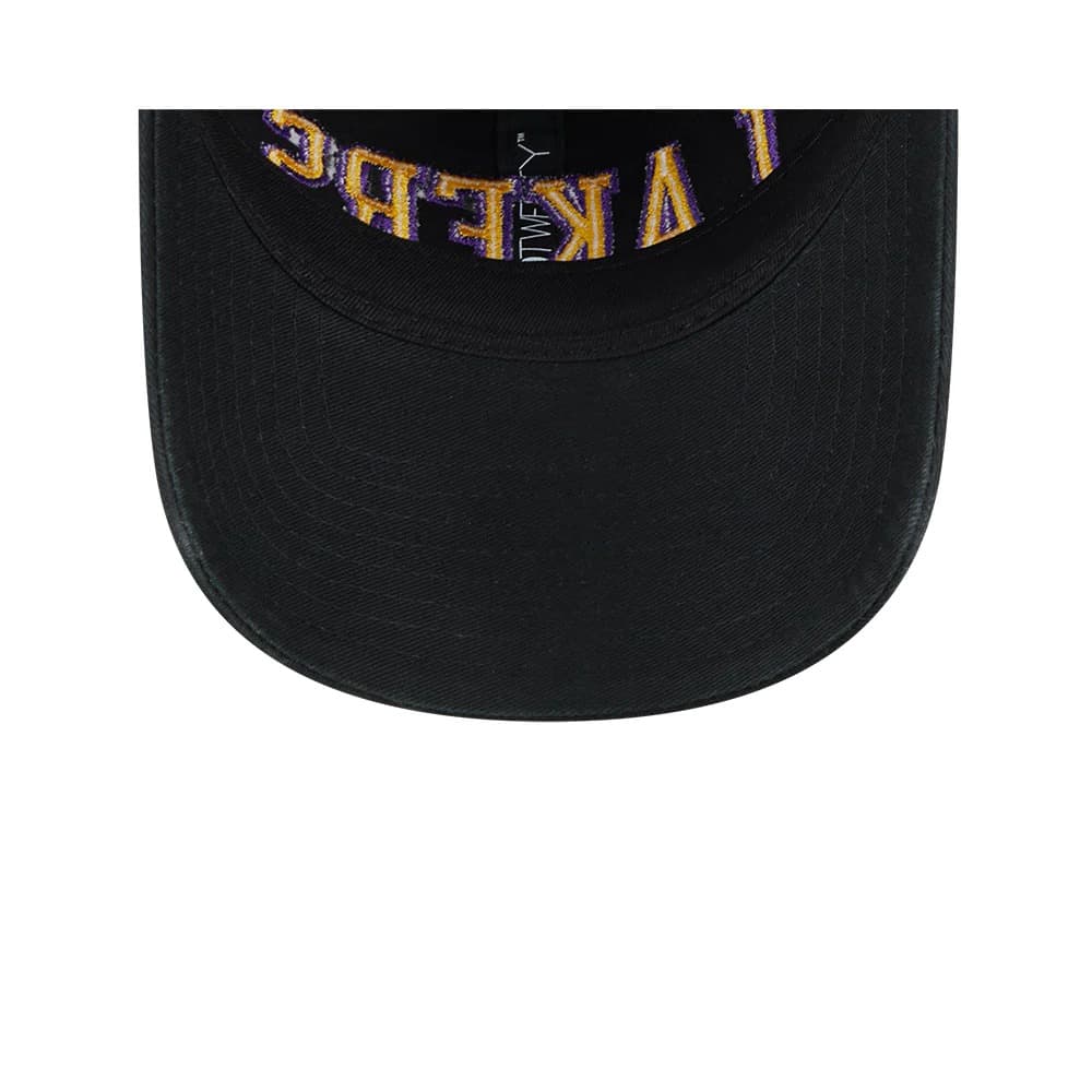Бейсболка New Era Los Angeles Lakers 9TWENTY 2024 City Edition NBA Strapback Hat