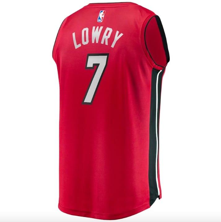 Баскетбольная джерси 2022-23 Miami Heat #7 Kyle Lowry Fast Break Statement Red Jersey