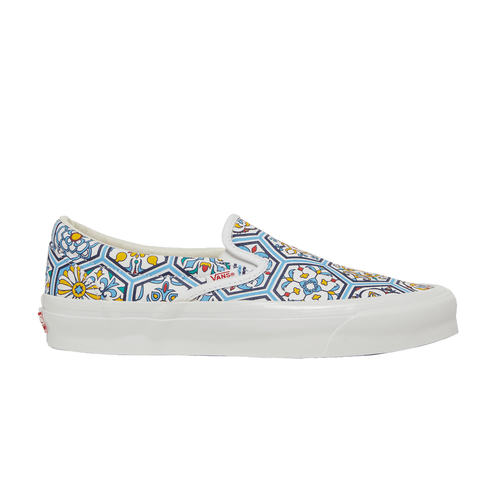 Кроссовки Vans KITH x Classic Slip-On 'Blue Moroccan Pattern'