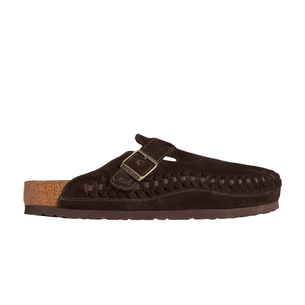 Кроссовки Kith x Birkenstock Boston Braided 'Mocca'