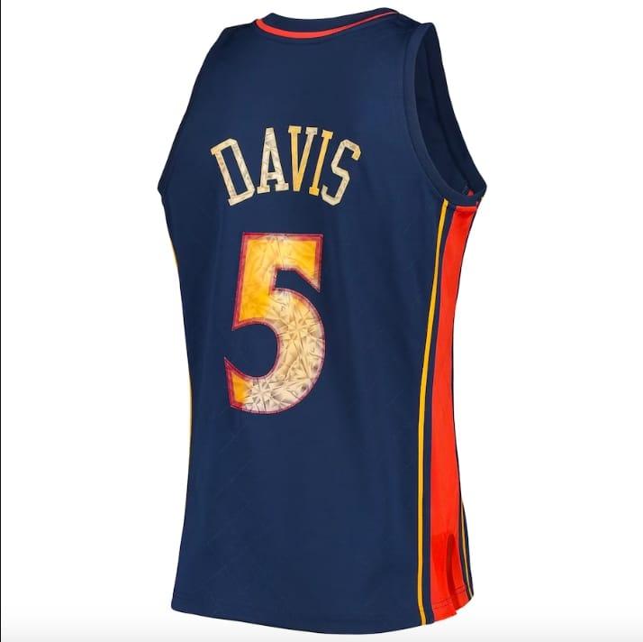 1996-97-Golden-State-Warriors-5-Baron-Davis-Mitchell-Ness-NBA-75th-Anniversary-Diamond-Royal-Jersey-2