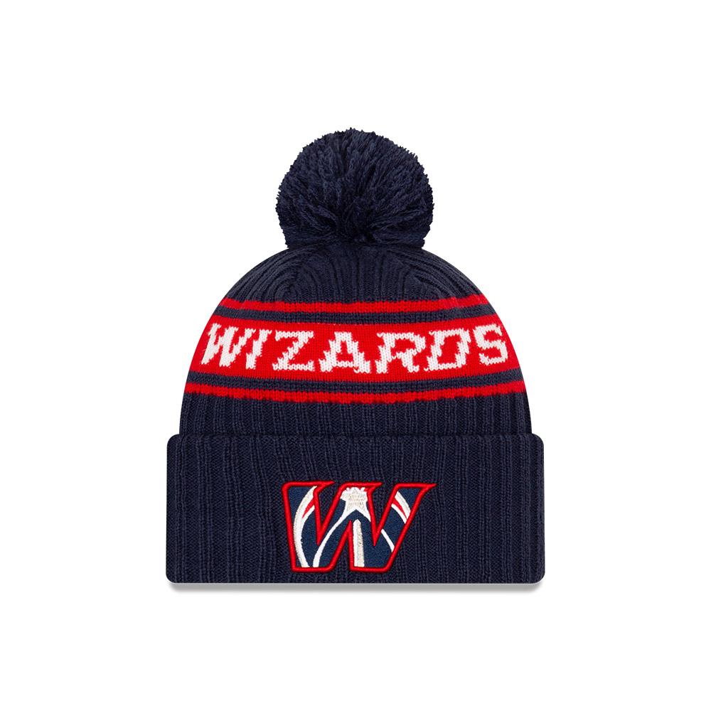 Шапка New Era Washington Wizards 2021 Draft Edition Pom Knit NBA Beanie