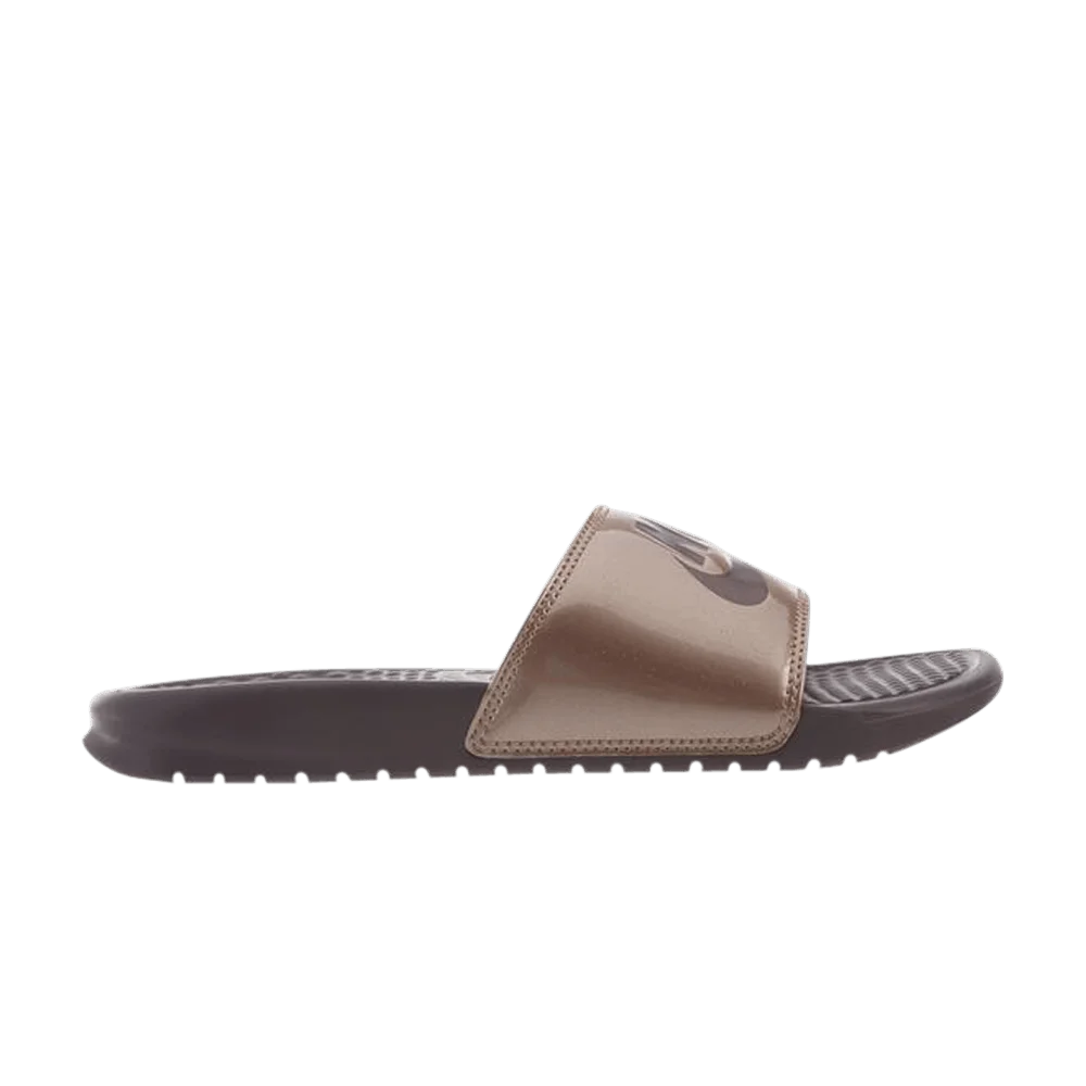 Krossovki-Nike-Wmns-Benassi-JDI-Metallic-Red-Bronze