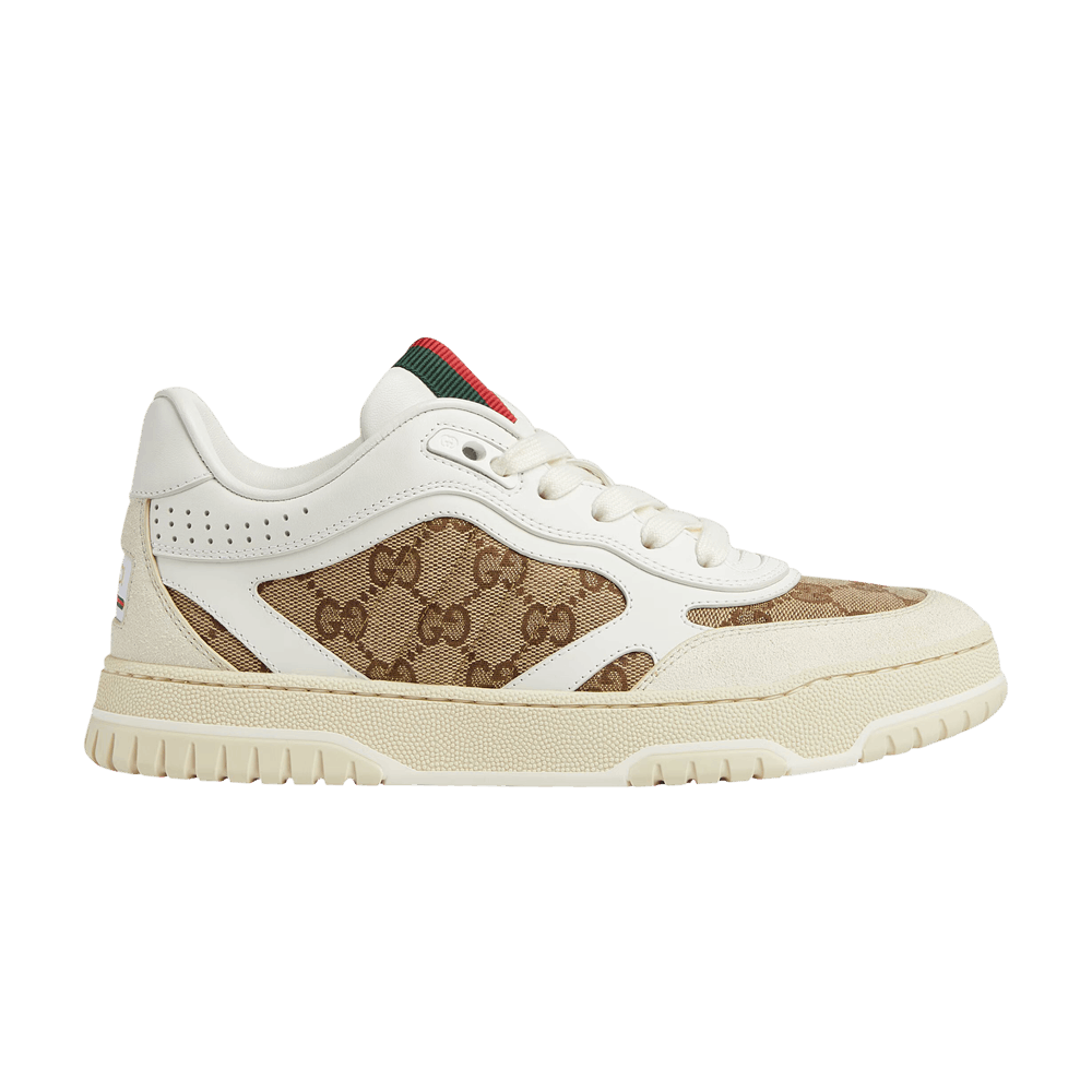 Кроссовки Gucci Wmns Re-Web Sneaker 'GG Canvas - White Beige'