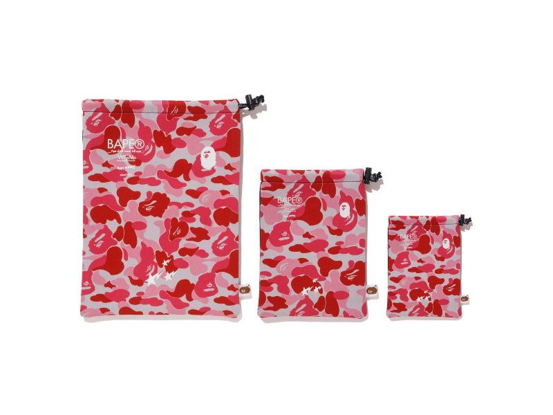 Набор чехлов для гаджетов BAPE ABC Gadgets Pouch Set (FW19) Pink Camo