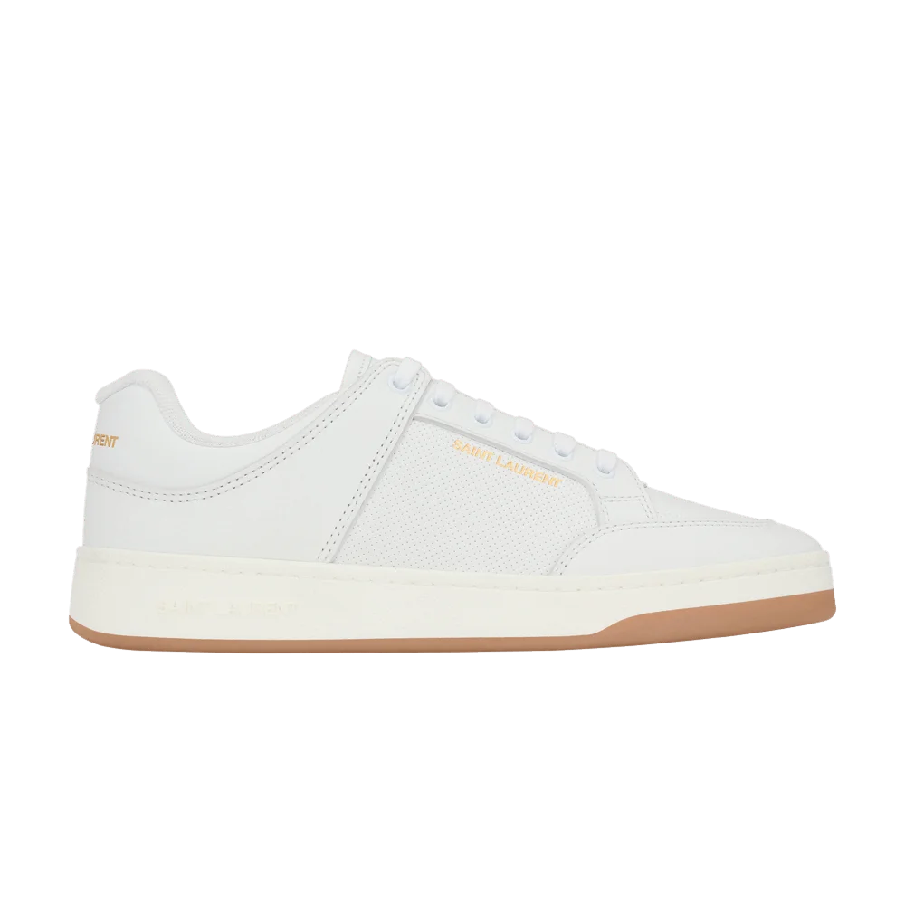 Krossovki-Saint-Laurent-SL-61-Low-White-Gum-Perforated