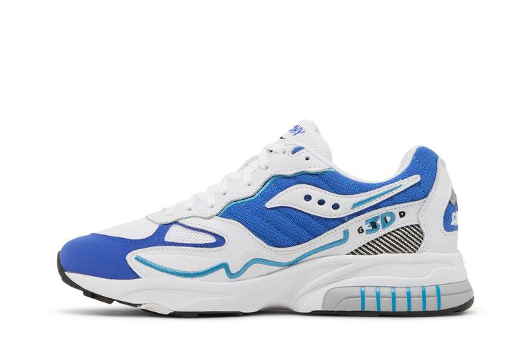 Кроссовки Saucony 3D Grid Hurricane 'White Royal'