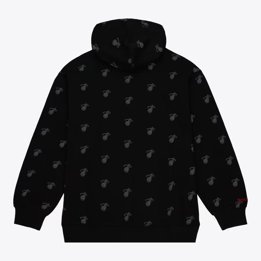 Mitchell-Ness-Black-Miami-Heat-Allover-Print-Fleece-Pullover-Hoodie-1