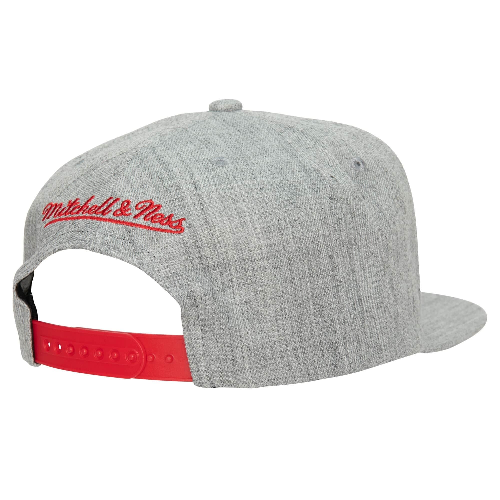 Бейсболка Mitchell & Ness Team Heather 2.0 Snapback Los Angeles Clippers Hat
