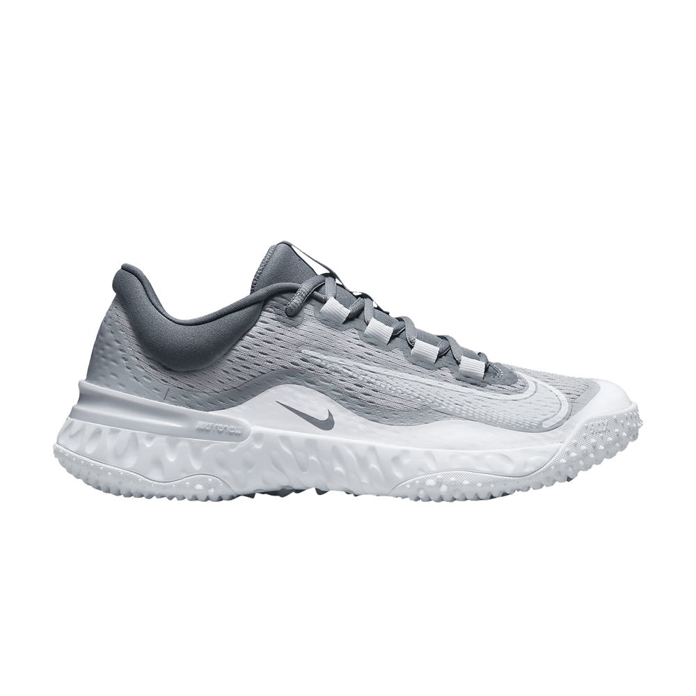 Кроссовки Nike Wmns Alpha Huarache Elite 4 TF 'Wolf Grey Pure Platinum'