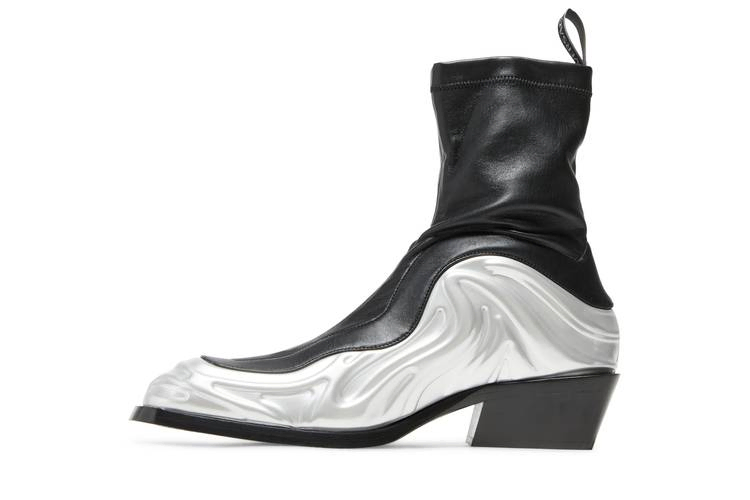 Versace Solare Boots 'Silver Black'