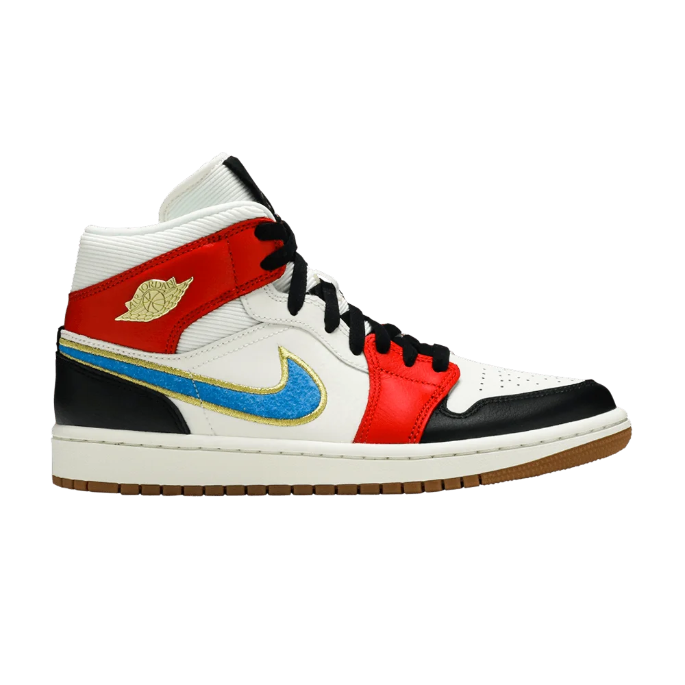 Кроссовки Wmns Air Jordan 1 Mid SE 'Let(Her)Man'
