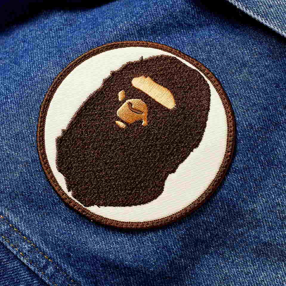 Джинсовая куртка BAPE 1st Camo Loose Fit Hoodie Denim Jacket Indigo