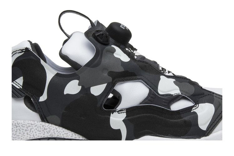 Кроссовки Reebok A Bathing Ape x Mita x InstaPump Fury 'White Black Camo'