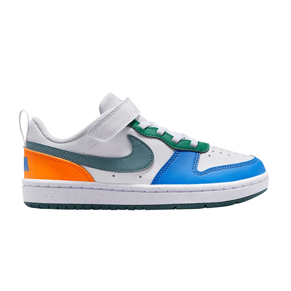 Krossovki-Nike-Court-Borough-Low-Recraft-PS-White-Malachite