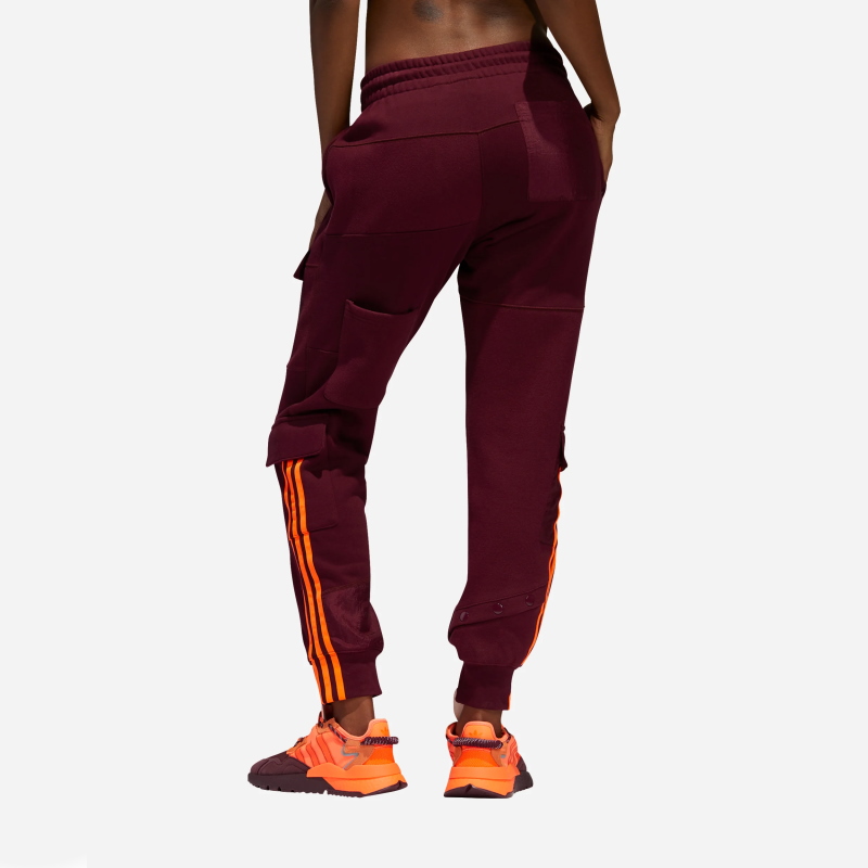 Брюки adidas Ivy Park Cargo Sweatpants Maroon/Solar Orange