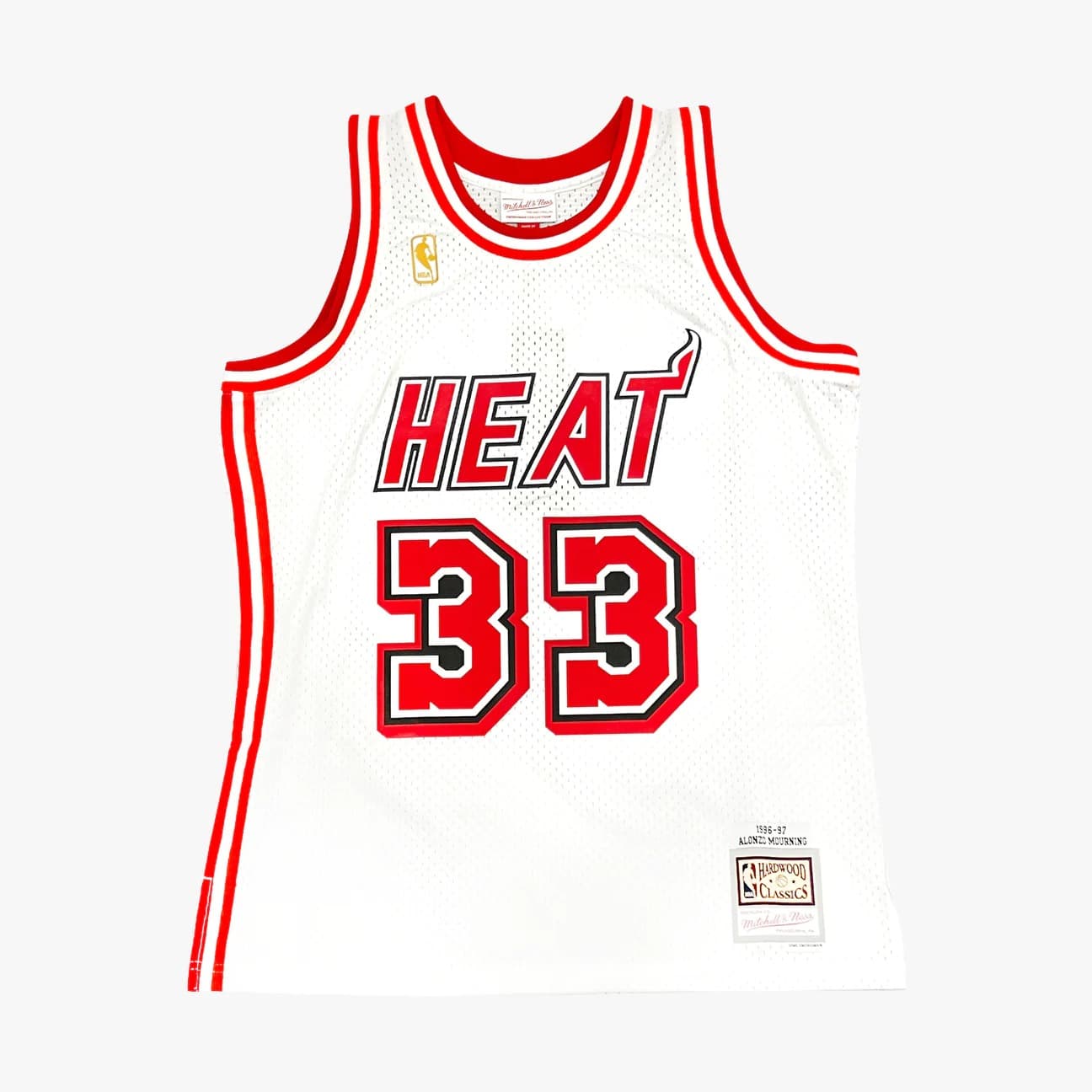1996-97-Miami-Heat-Alonzo-Mourning-33-Swingman-Hardwood-Classic-White-Jersey-5