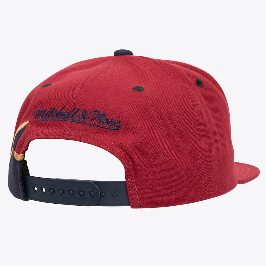 Mitchell-Ness-Red-Denver-Nuggets-Hardwood-Classics-Rising-Tide-OG-Snapback-Hat-1