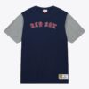 Mitchell-Ness-Navy-Boston-Red-Sox-Color-Blocked-T-Shirt-100x100