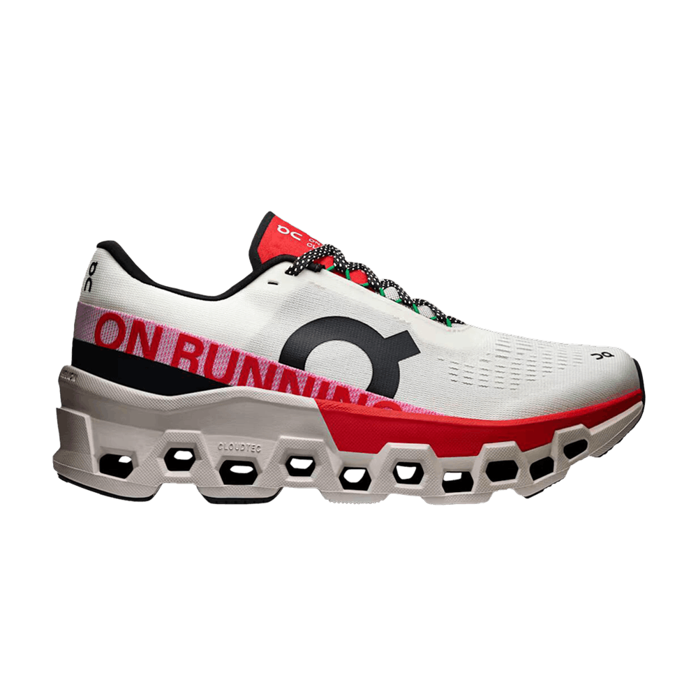 Кроссовки Wmns Cloudmonster 2 'Ivory Silver Red'