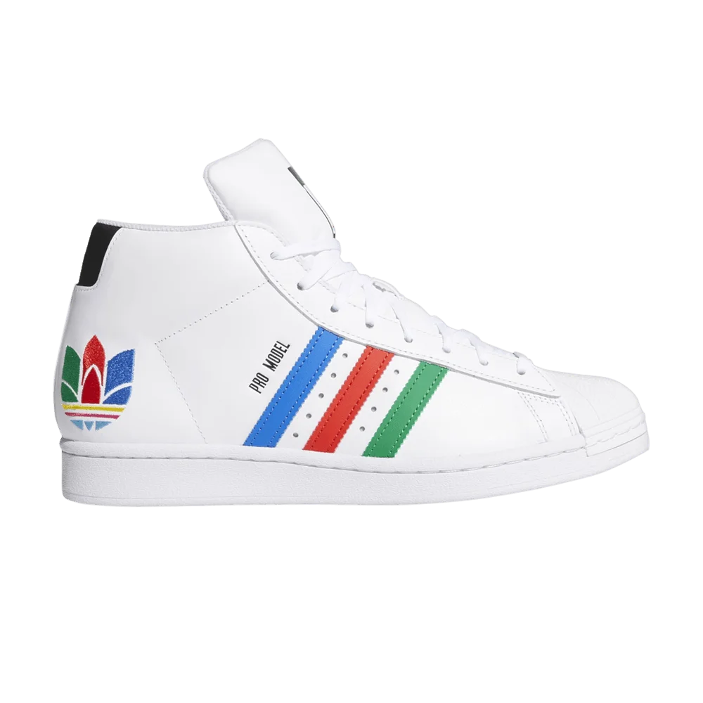 Krossovki-Adidas-Pro-Model-Colorful-Trefoil-Cloud-White
