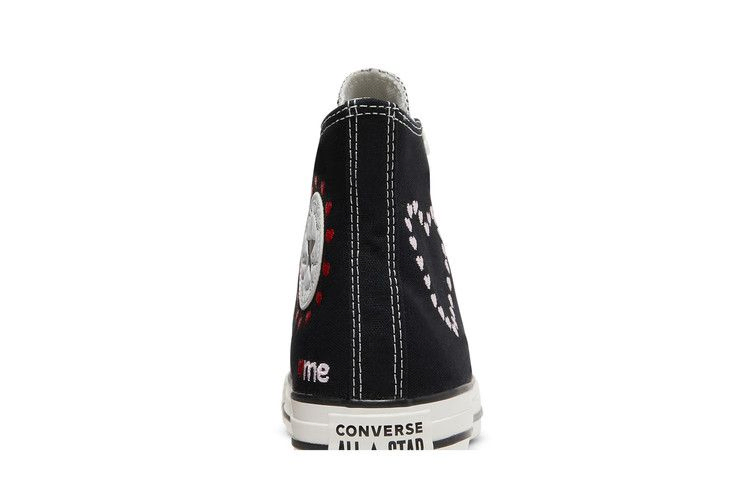 Кроссовки Converse Wmns Chuck Taylor All Star High 'Embroidered Hearts - Black'
