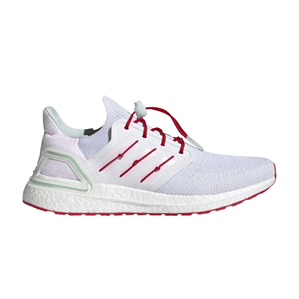 Krossovki-Adidas-UltraBoost-20-White-Scarlet