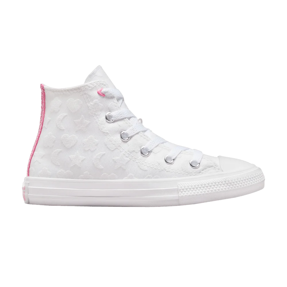 Кроссовки Converse Chuck Taylor All Star High PS 'Sparkle - White'