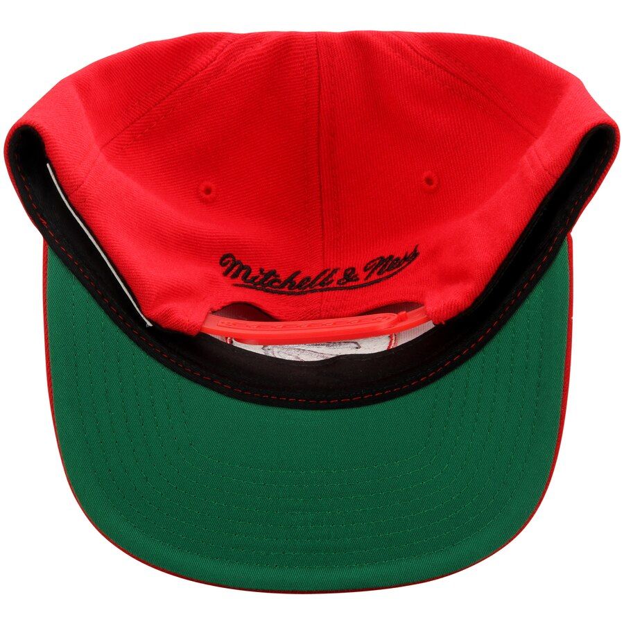 Снепбэк Mitchell & Ness Raptors Red Wool Solid Snapback