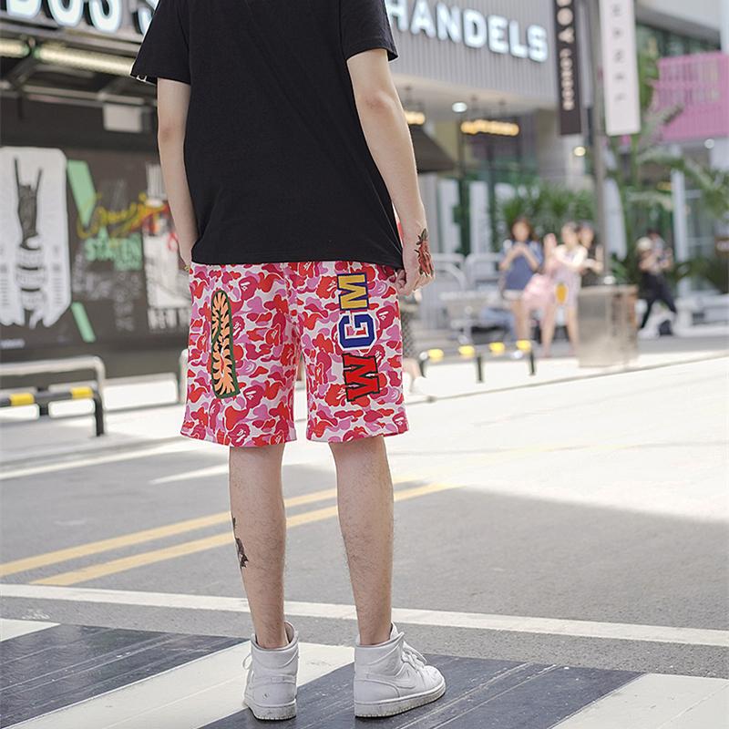 BAPE-ABC-Shark-Sweat-Shorts-Pink-12