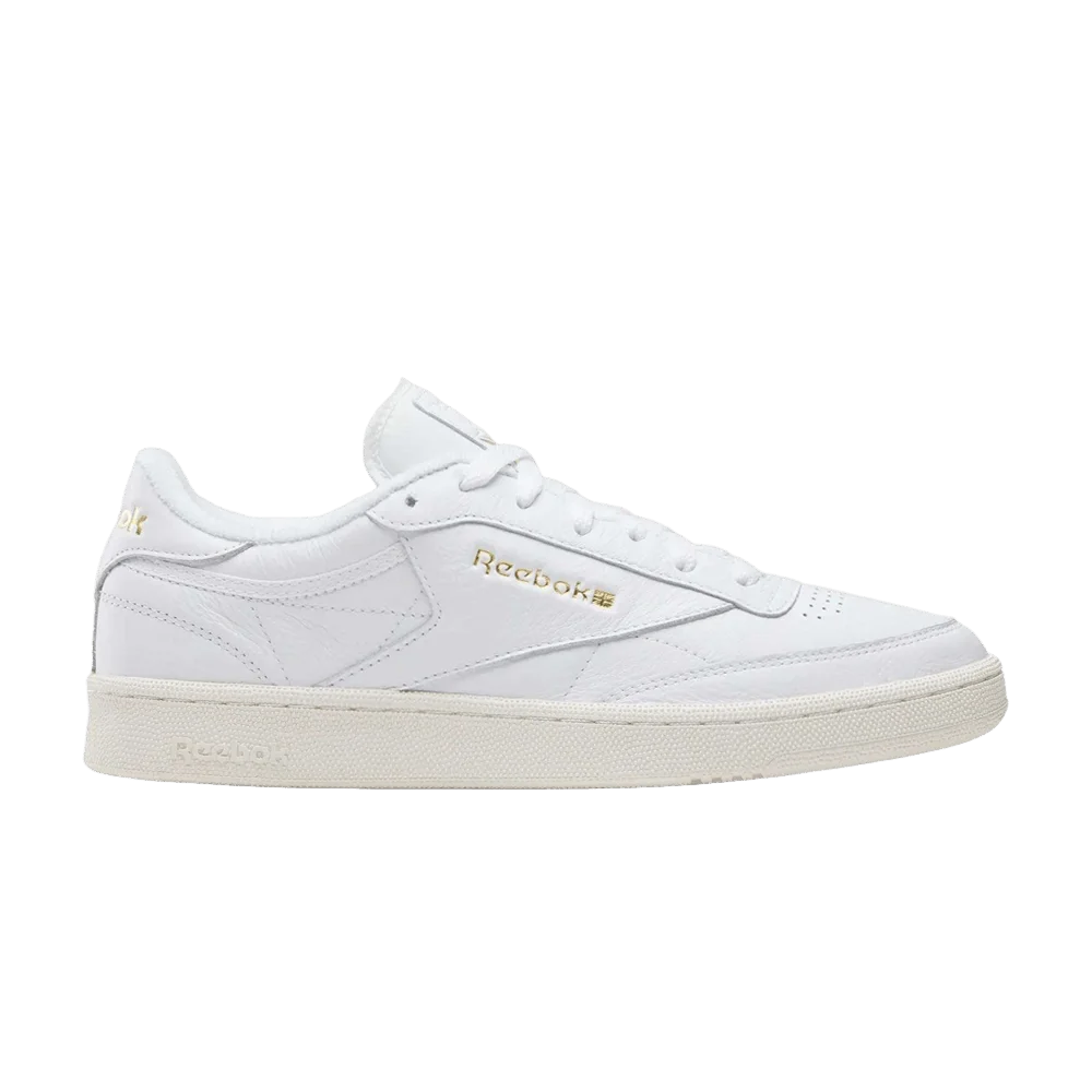 Кроссовки Reebok Club C 85 'White Chalk Gold'