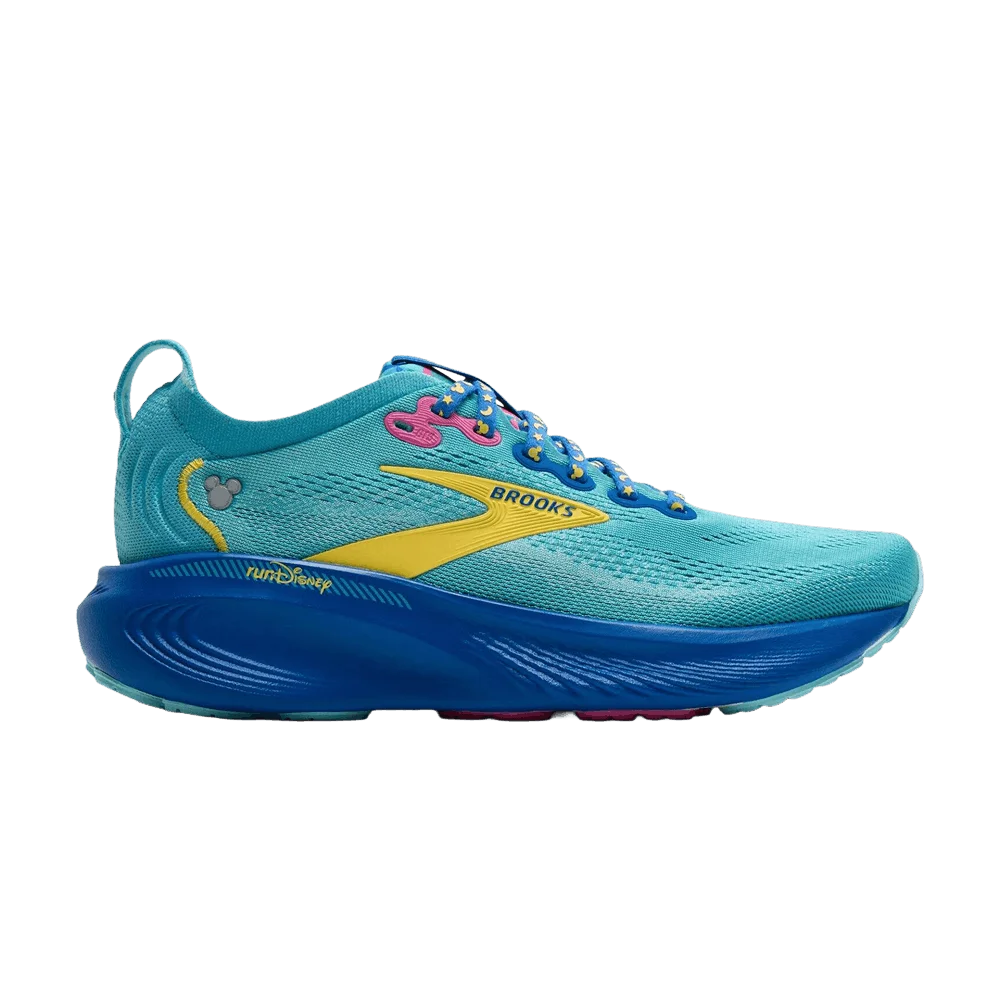 Кроссовки runDisney DL x Brooks Wmns Adrenaline GTS 25 'Blue Yellow'