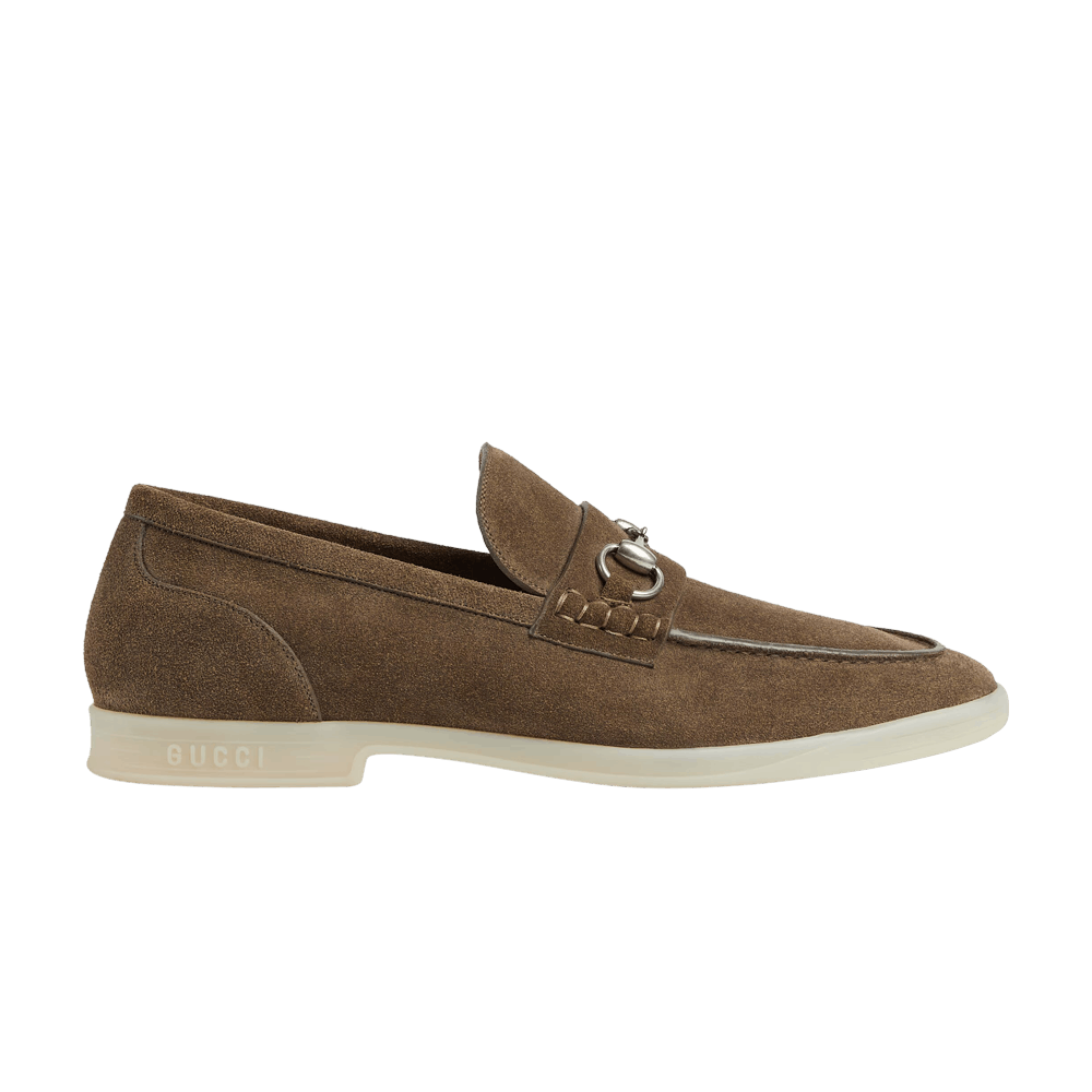 Кроссовки Gucci Loafer 'Horsebit - Olive Green'