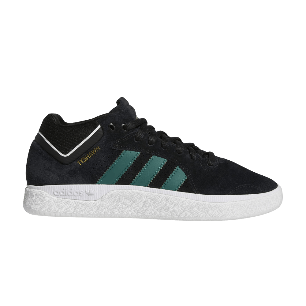 Кроссовки adidas Tyshawn 'Black Collegiate Green'