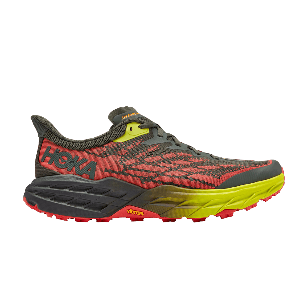 Кроссовки HOKA Speedgoat 5 2E Wide 'Thyme Fiesta'