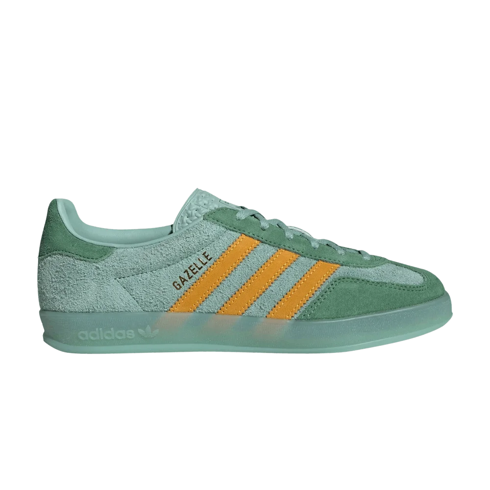 Krossovki-adidas-Wmns-Gazelle-Indoor-Hazy-Green-Crew-Yellow