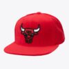 Mitchell-Ness-Red-Chicago-Bulls-Velour-Snapback-Hat-100x100