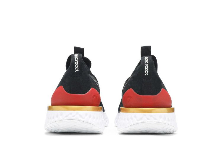 Кроссовки Nike Wmns Epic Phantom React Flyknit 'Black University Red'