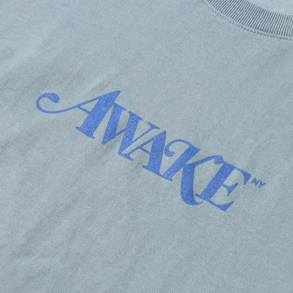Футболка Awake Classic Logo Tee Washed Blue