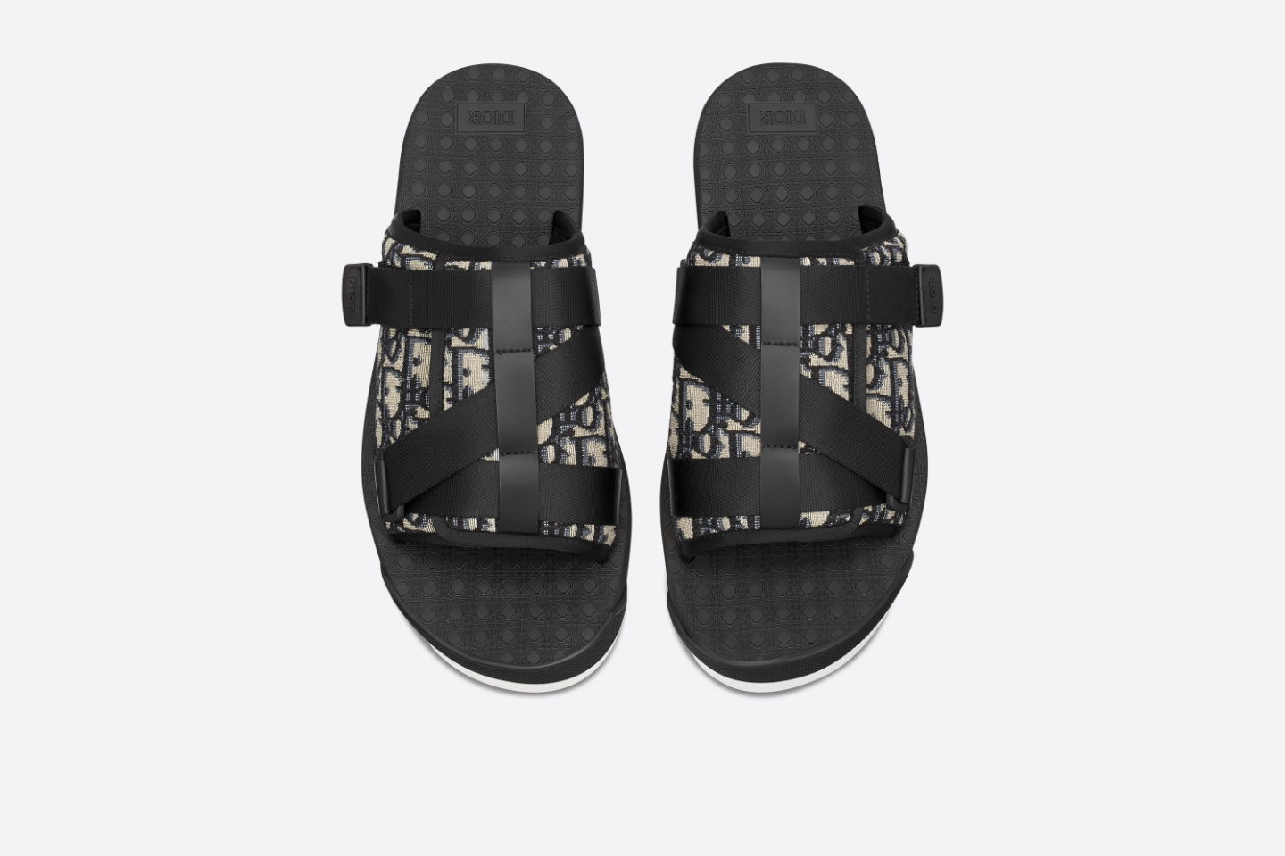 Сандалии Dior Alpha Sandal Dior Oblique - Beige Black