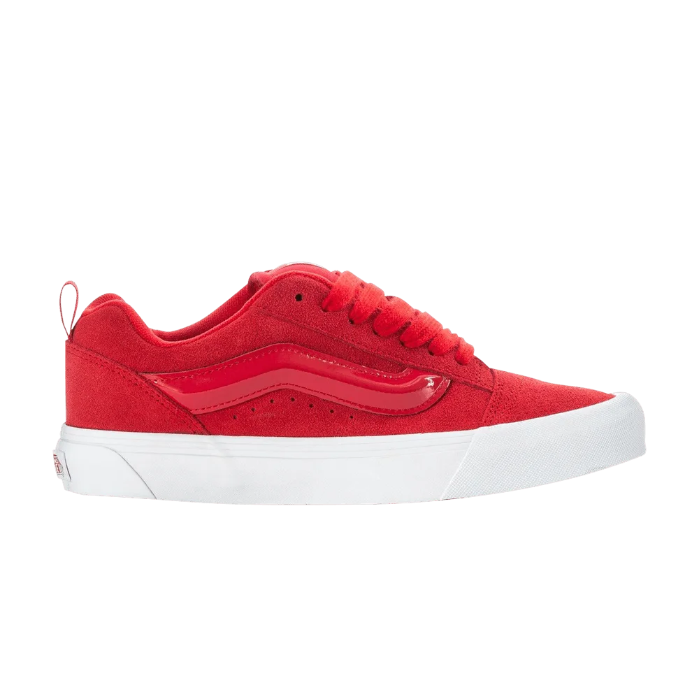 Кроссовки Vans Knu-Skool 'Suede Patent - Racing Red'